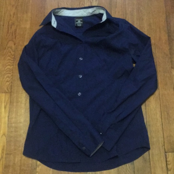 Tops - 🐬⚓️👩🏻‍💼🍁Navy Blue Button Down Shirt